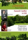 #A7# -  Jardin de Campagne - Concert piano violoncelle - 2014