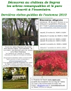 #A98# -  Arboretum de Segrez - Découvrez au château de Segrez les arbres remarquables et le parc inscrit à l'inventaire, dernières visites guidées de l'automne 2010 - 2010