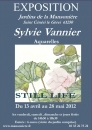 #A7# -  Jardins de la MansoniÃ¨re - Still life, aquarelles de Sylvie Vannier - 2012